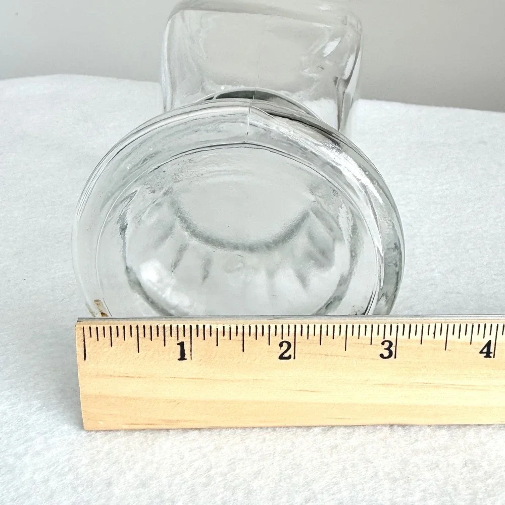 Apothecary Jar Home Decor 11.5in Clear Excellent Vintage Gothic Style Minimalist